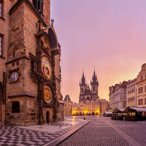 Praha náměstí a ulice 