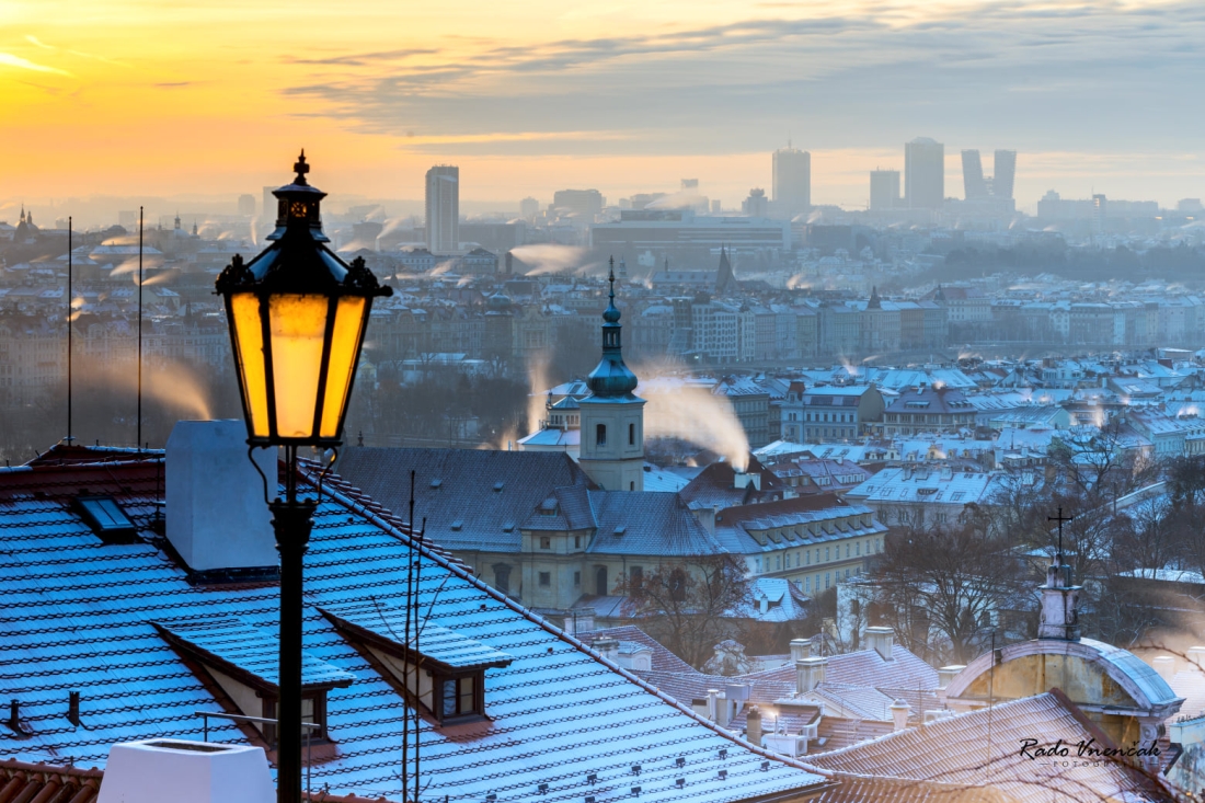 Praha a zimní pohled