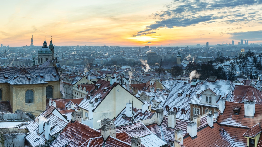 Praha pohled zimní