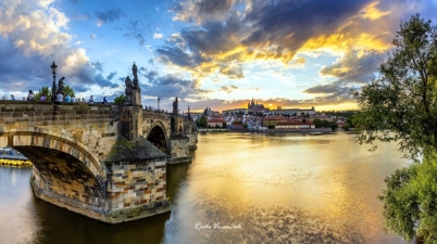 Karlův most a když Praha maluje